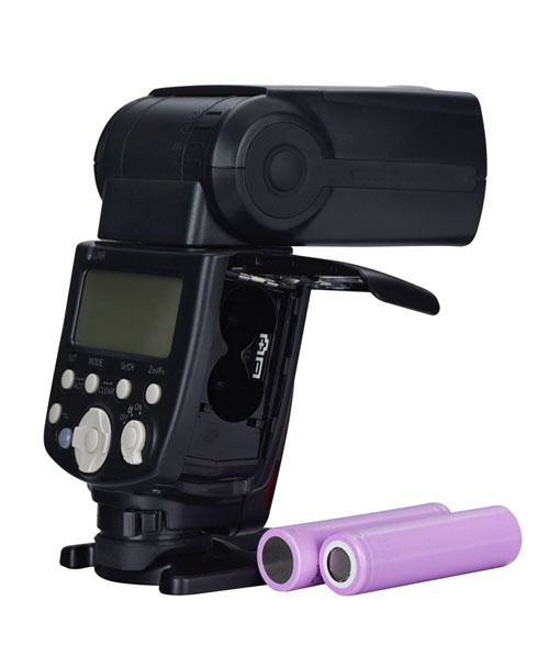 YN560Li FLASH CON PILAS 18650