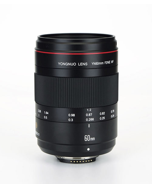 YN60mm F2NE MF Lente Macro Nikon