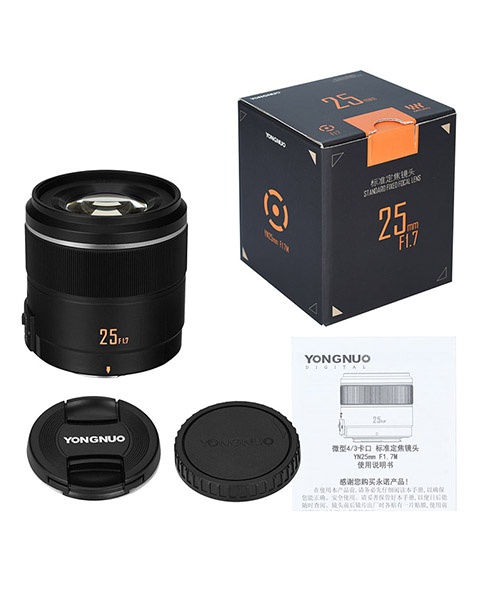 YN25mm F1.7M Montura M4/3